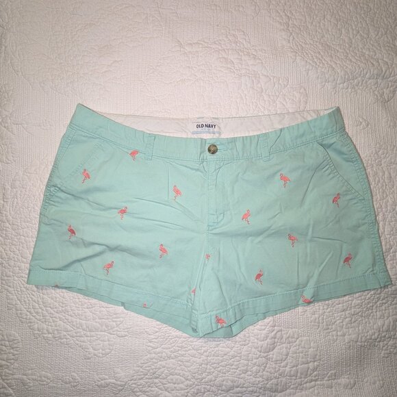 Women's Flamingo Print Shorts - Picture 5 of 5